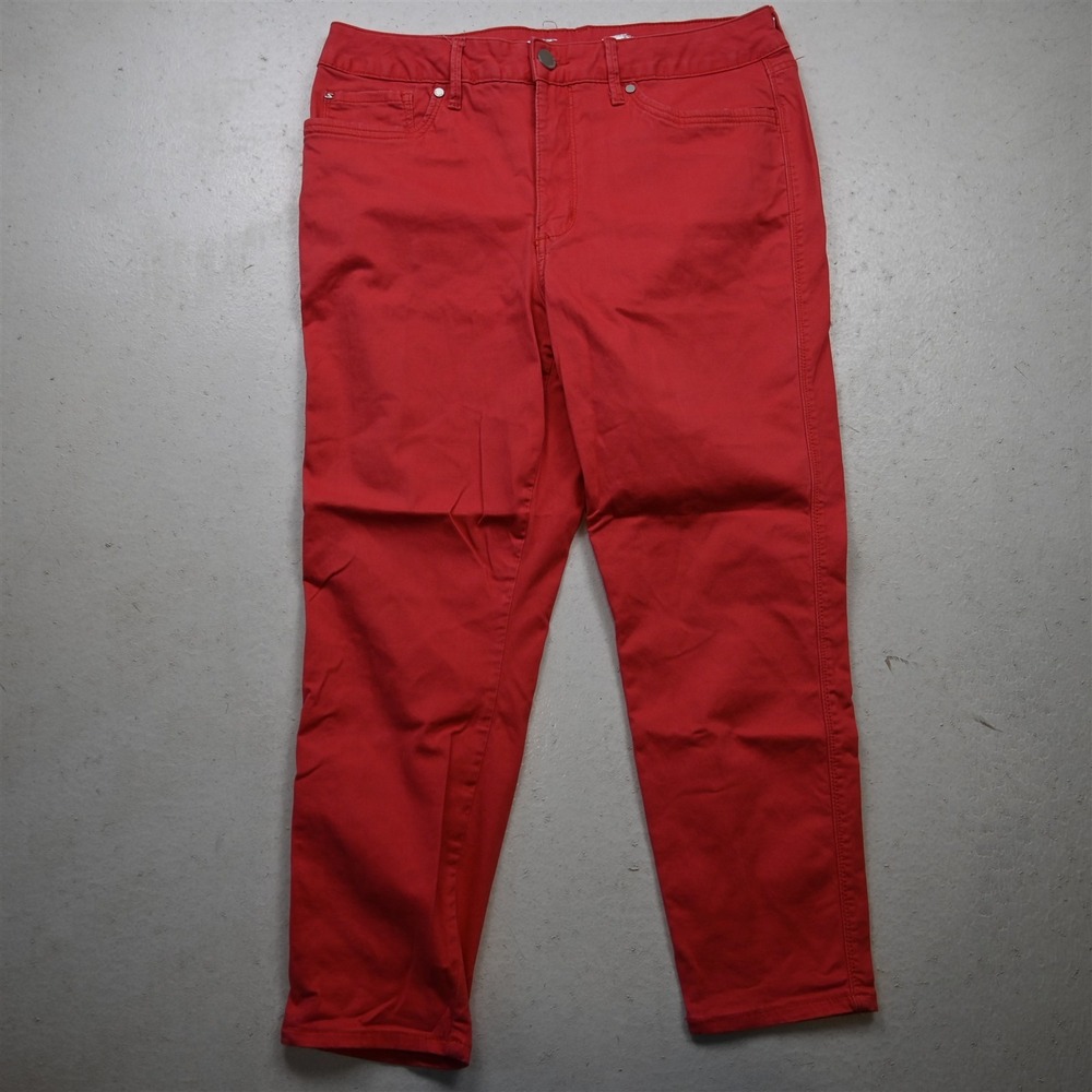 Seven7 14 High Rise Skinny Crop Colored Stretch Denim Womens Jeans